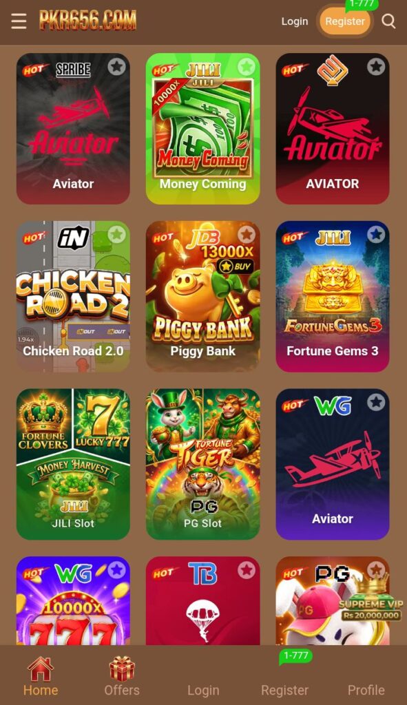 PKR 656 Game