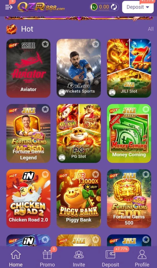QZR888 Game