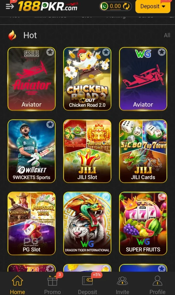 188 PKR game