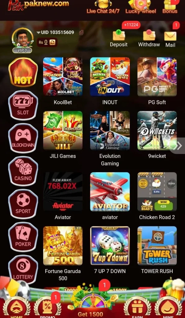 Pak New Game