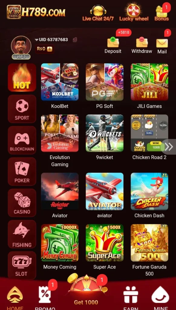 H 789 Game