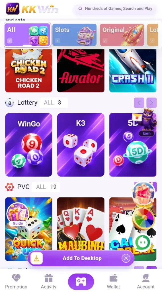 KK Win Game